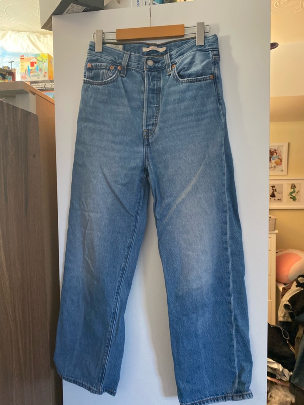 🌱Levi ribcage Straight Leg Jeans